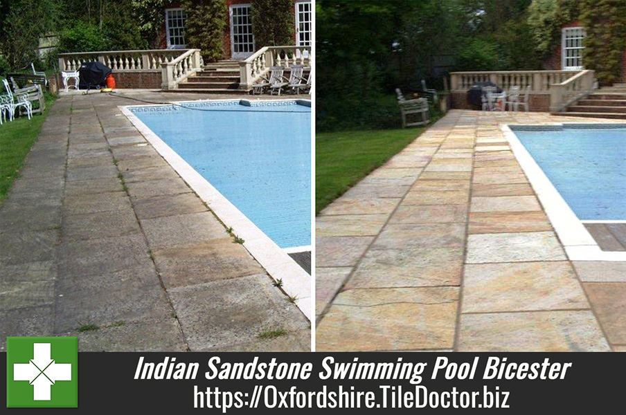 Bicester Indian Sandstone Swimming Pool Surround